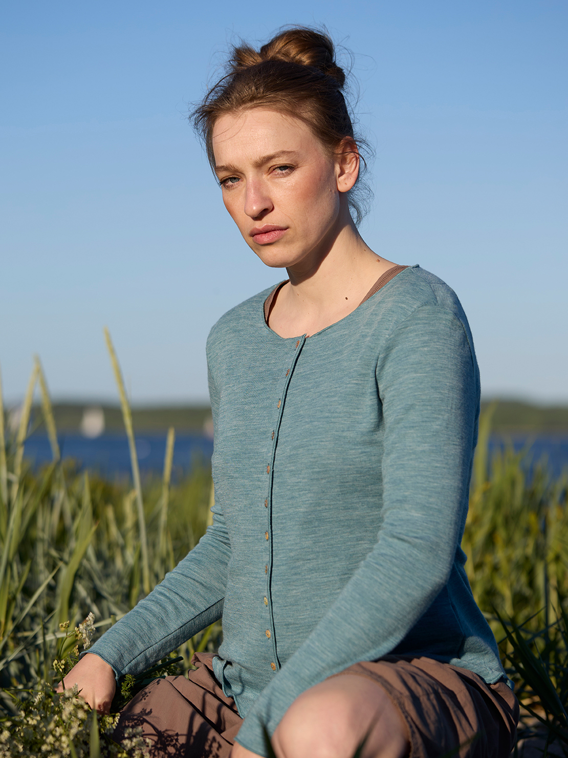 Saga cardigan plain